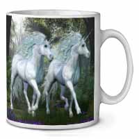 White Unicorns Ceramic 10oz Coffee Mug/Tea Cup