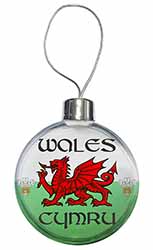 Wales Cymru Welsh Gift Christmas Bauble