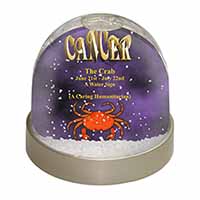 Cancer Star Sign Birthday Gift Snow Globe Photo Waterball