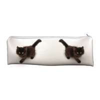 Chocolate Kitten Large PVC Pencil Case School/Office Gift AC-128CA