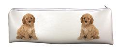 Large, Long School Pencil Case Cockerpoodle Puppy