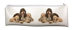 Cocker Spaniel+Cockerpoodle Puppy Large School Pencil Case