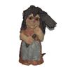 Adorable Treena Troll Holding Sign "Be Nice or Go Away" Indoor/Garden 14699