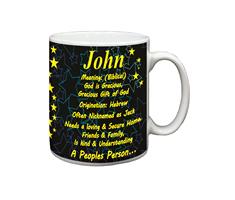 John Meaning Personal Name Mug