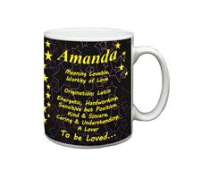 Amanda Meaning Mug PERSONAL NAME 2