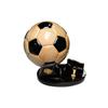 Wooden Soccer Football Desk Set with Clock Birthday Present for Dad A3B22