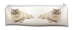 Chinchilla Persian Cat Large PVC Cloth School Pencil Case AC-122CA 