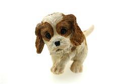 New-Living Stone King Charles Spaniel Dog Figurine Ornament Animal Breed