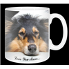 Tri-Colour Rough Collie "love you mum..." 11oz Ceramic Mug Gift