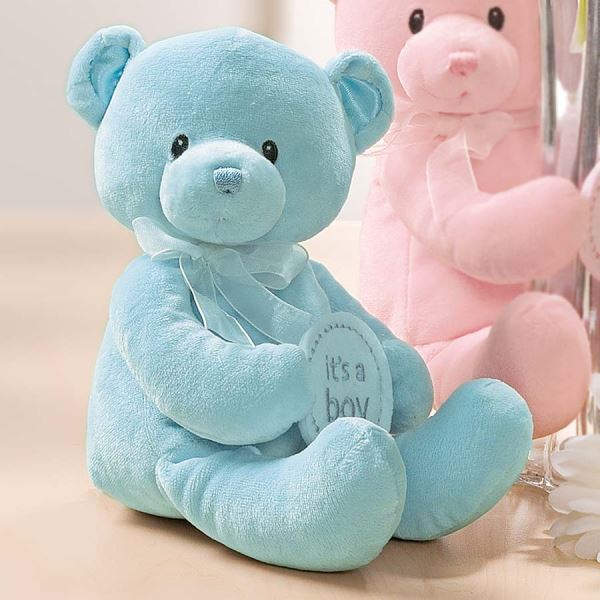 Promotional New Born Baby Pink Teddy Bear Holding 'Its A Girl' Birth ...