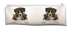 Boxer Puppy Dog Large PVC Cloth School Pencil Case Breed