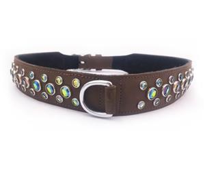Click image to see all Brown Leather Pet Collars.