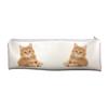 Ginger Kitten Large PVC Cloth School Pencil Case AC-158CA