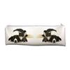 Border Collie and Kitten Large PVC Cloth School Pencil Case AD-BC2CA 