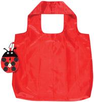 Ladybird Shaped Pouch with Red Packable Shopping Bag 648LAD