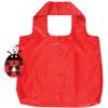 Ladybird Shaped Pouch with Red Packable Shopping Bag 648LAD