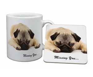 Pug Dog Missing You Sentiment