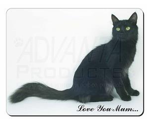 Black Turkish Angora Cat Mum Sentiment