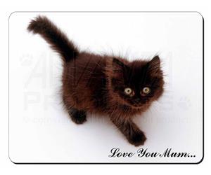 Chocolate Kitten Mum Sentiment