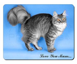 Silver Maine Coon Cat Mum Sentiment