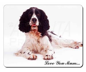 Black and White Springer Spaniel Mum Sentiment