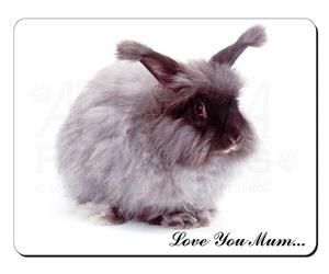 Silver Angora Rabbit Mum Sentiment