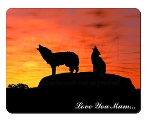 Sunset Wolves Mum Sentiment