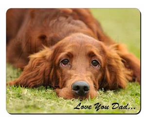 Red Setter Dog Dad Sentiment