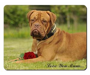 Dog with Red Rose 