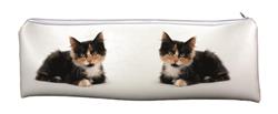 Tortoiseshell Kitten Large PVC Cloth School Pencil Case AC-125CA