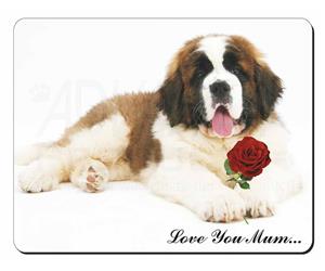 St Bernard with Rose 