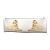 White German Shepherd Dog Large PVC Cloth School Pencil Case