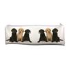 Large, Long School Pencil Case Yellow+Black Labrador Puppies