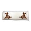 Large PVC School Pencil Case Lurcher Dog Print Breed