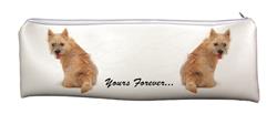 Cairn Terrier Dog Sentiment Large PVC School Pencil Case AD-CT1YCA