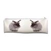 Angora Rabbit Large PVC Cloth School Pencil Case