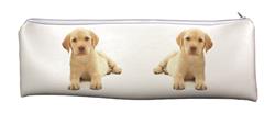 Large School Pencil Case Yellow Labrador Puppy Dog