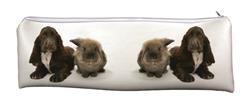 Cocker Spaniel Dog and Rabbit Large Pencil Case School Gift