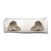 Silver Guinea Pigs Large, Long School Pencil Case, Animal Gift