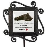 Personalised Pet Cat/Dog Grave-Side Photo Stake Memorial-4