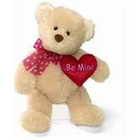 Gund Teddy Bear "Be Mine" Red Love Heart Valentines Day Gift