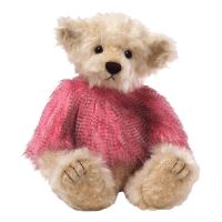 Gund Cuddly Scarlet Teddy Bear with Long Pink Fur Girly Gift