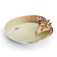 Franz Porcelain Giraffe Round Plate Collectable Gift