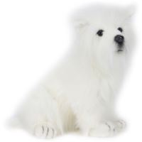 Realistic Life-Size West Highland Terrier Puppy Dog Soft Toy
