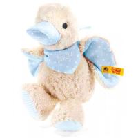 Steiff 18cm Duck Blue Organic Plush Newborn Baby Boy Toy 238345