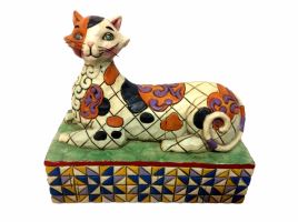 Heartwood Creek Calilope Cat Figurine New in Branded Gift Box