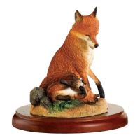 Border Fine Arts Fox Vixen and Cub Figurine Wildlife Gift A20442