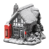 Lilliput Lane Red Splash Post Office and Telephone Box Miniature