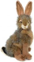 Hansa Cute 22cm Realistic Jack Rabbit Childrens Soft Plush Toy 3581