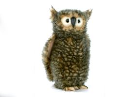 Gorgeous Turning Head Feathery Fur Owl Childrens Animal Christmas Gift